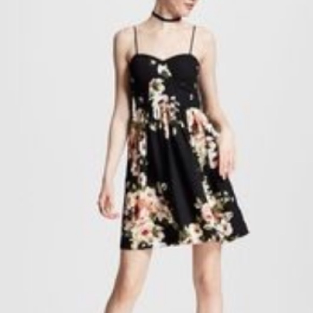 Xhiliration floral dress